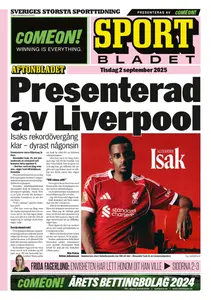Sportbladet - 2 September 2025