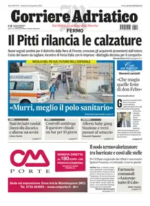 Corriere Adriatico Fermo - 19 Gennaio 2025