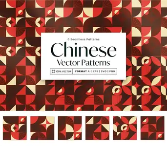 EE - Modern Chinese Patterns Set 4ESMYKC