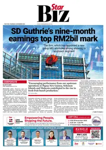 The Star Malaysia StarBiz - 6 November 2025