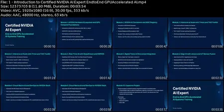 Certified Infra AI Expert: End-to-End GPU-Accelerated AI