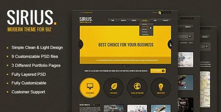 EE - Themeforest - Sirius - Responsive HTML Template, SASS 2819216 v1.0