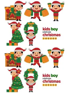 Kids Boy Celebrate Christmas #03