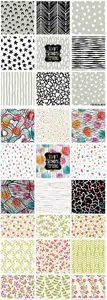 Vector Set different seamless patterns