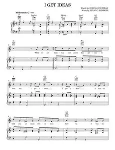 I Get Ideas - Louis Armstrong, Tony Martin (Piano-Vocal-Guitar)