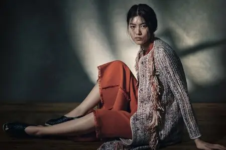 Liu Wen by Boo George for Vogue China April 2015