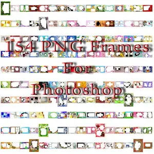 PNG Frames For Photoshop