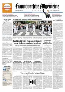 Hannoversche Allgemeine Zeitung - 30.08.2012