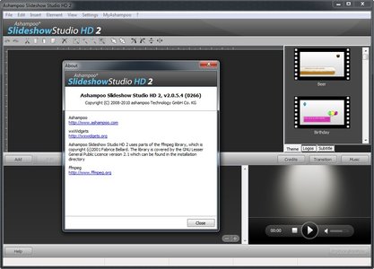 Ashampoo Slideshow Studio HD 2.0.5.4 DC 04.02.2013