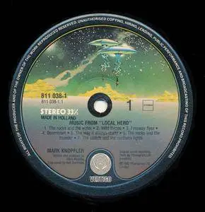 Mark Knopfler - Local Hero (1983) [Vinyl Rip 16/44 & mp3-320 + DVD] Re-up