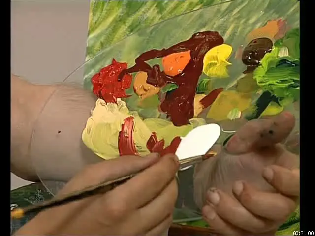 Acryl-Malkurs mit Martin Thomas. Acrylbild (pdf included)