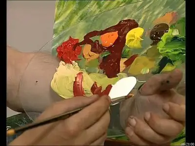 Acryl-Malkurs mit Martin Thomas. Acrylbild (pdf included)