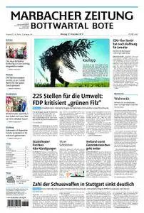 Marbacher Zeitung - 27. November 2017