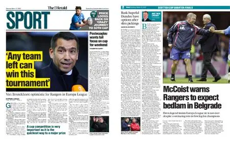 The Herald Sport (Scotland) – March 12, 2022