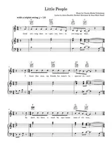 Little People - Alain Boublil, Les Miserables Musical (Piano-Vocal-Guitar (Piano Accompaniment))