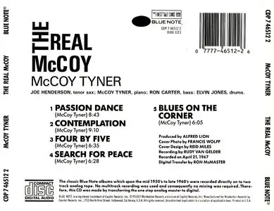 McCoy Tyner – The Real McCoy (1967)(Blue Note USA Pressing)(CDP 746512 2)