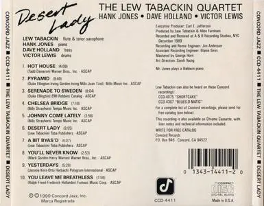 Lew Tabackin Quartet - Desert Lady (1990) {Concord}