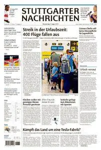 Stuttgarter Nachrichten Stadtausgabe (Lokalteil Stuttgart Innenstadt) - 09. August 2018