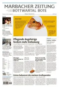 Marbacher Zeitung - 31. Dezember 2018