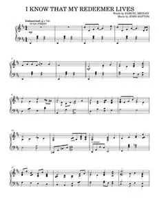 I Know That My Redeemer Lives - Samuel Medley (Piano Solo)