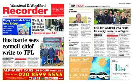 Wanstead & Woodford Recorder – January 25, 2018