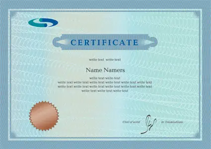Certificate 3