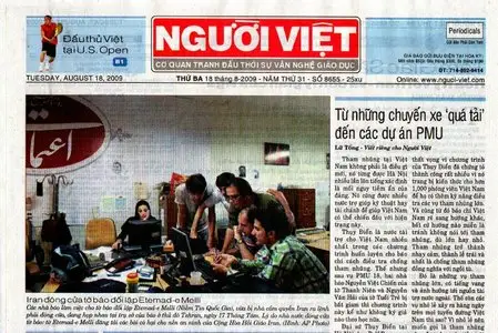Báo Người Việt California - Nguoi Viet News in California August 18 2009