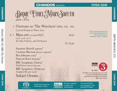 Sakari Oramo, BBC Symphony Orchestra & Chorus - Ethel Smyth: Mass in D; Overture to 'The Wreckers' (2019)