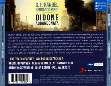 Wolfgang Katschner, Lautten Compagney - Handel, Vinci: Didone abbandonata (2018)