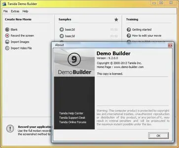 Tanida Demo Builder 9.2.0.0