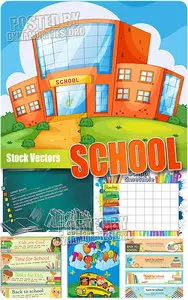 School - Stock Vectors