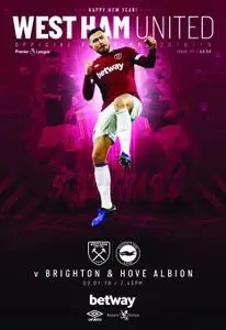 West Ham United Official Programmes – 03 January 2019