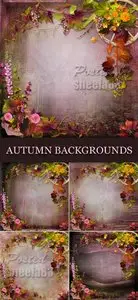 Stock Photo - Vintage Autumn Backgrounds