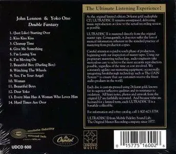 John Lennon & Yoko Ono - Double Fantasy (1980) [MFSL, UDCD 600]