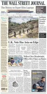 The Wall Street Journal Asia  June 22 2016