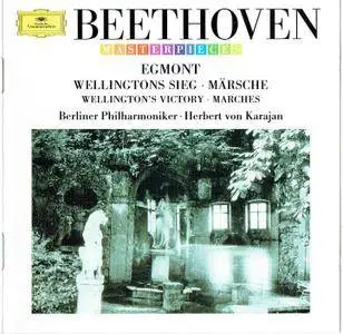 Ludwig van Beethoven - "Egmont"; Wellington's Victory; Military Marches (Herbert von Karajan, Berliner Philharmoniker) (1987)
