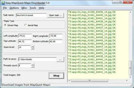 AllMapSoft Easy MapQuest Maps Downloader 5.2