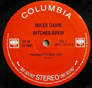 Miles Davis - Bitches Brew‎ (1970) [Remastered 2010] Vinyl rip 24-bit/192khz