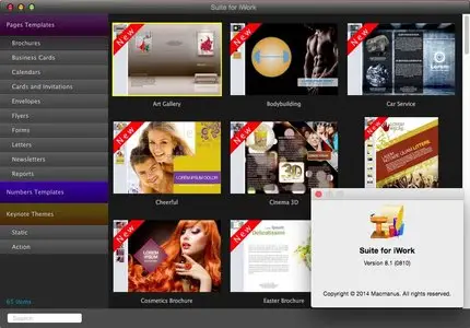 Suite for iWork 8.1 Mac OS X