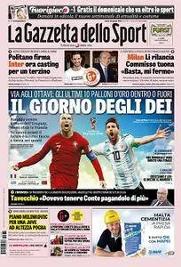 La Gazzetta dello Sport - 30 giugno 2018