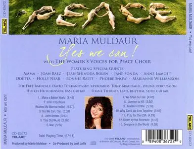 Maria Muldaur, Women's Voices For Peace Choir ‎- Yes We Can! (2008)