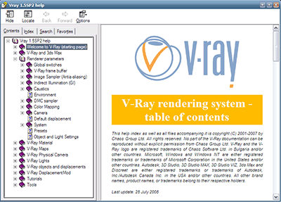 Vray 1.5SP2 Help (single file)