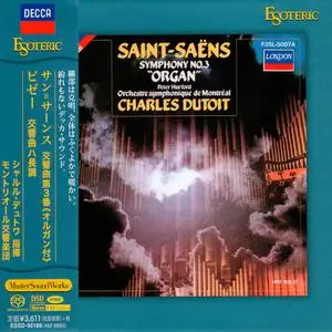Charles Dutoit - Saint-Saens: Organ Symphony & Bizet: Symphony in C (1983 & 1996) [Japan 2018] PS3 ISO + DSD64 + Hi-Res FLAC