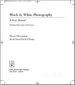 Black & White Photography A Basic Manual