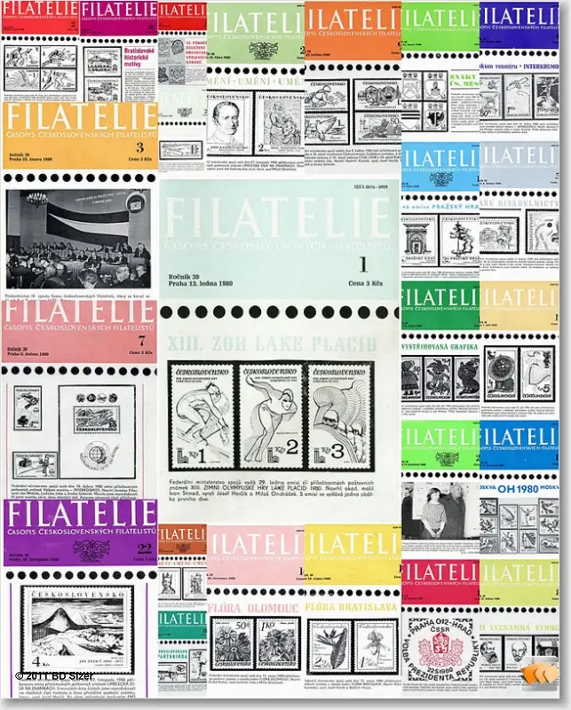 Filatelie - 1980 Full Year Collection