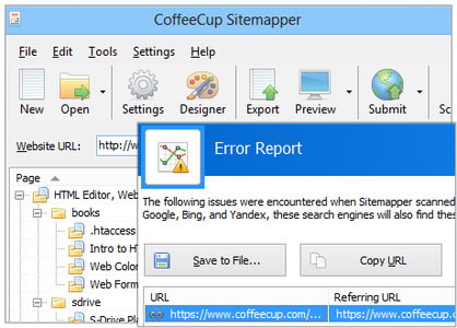 CoffeeCup Sitemapper 6.0 Retail