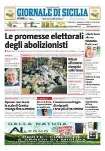 Giornale di Sicilia Sicilia Orientale - 11 Gennaio 2018