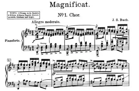J.S. Bach - Magnificat - Piano and Vocal score