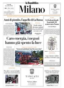 la Repubblica Milano - 14 Ottobre 2022