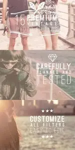CreativeMarket 15 Premium Vintage Photo Filters